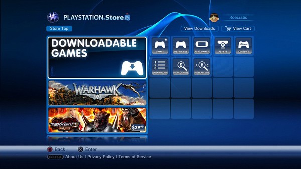 sony ps3 store