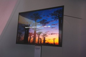 CES 2013 Sony 4K OLED TV