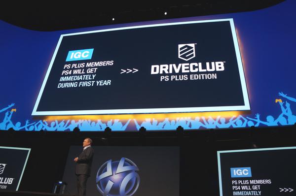 E3 2013 PlayStation Plus PS4 DriveClub