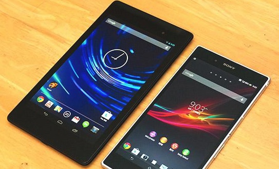 Nexus 7 vs Xperia Ultra Z