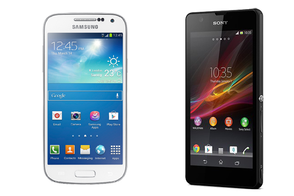 Sony Xperia A Samsung Galaxy S4