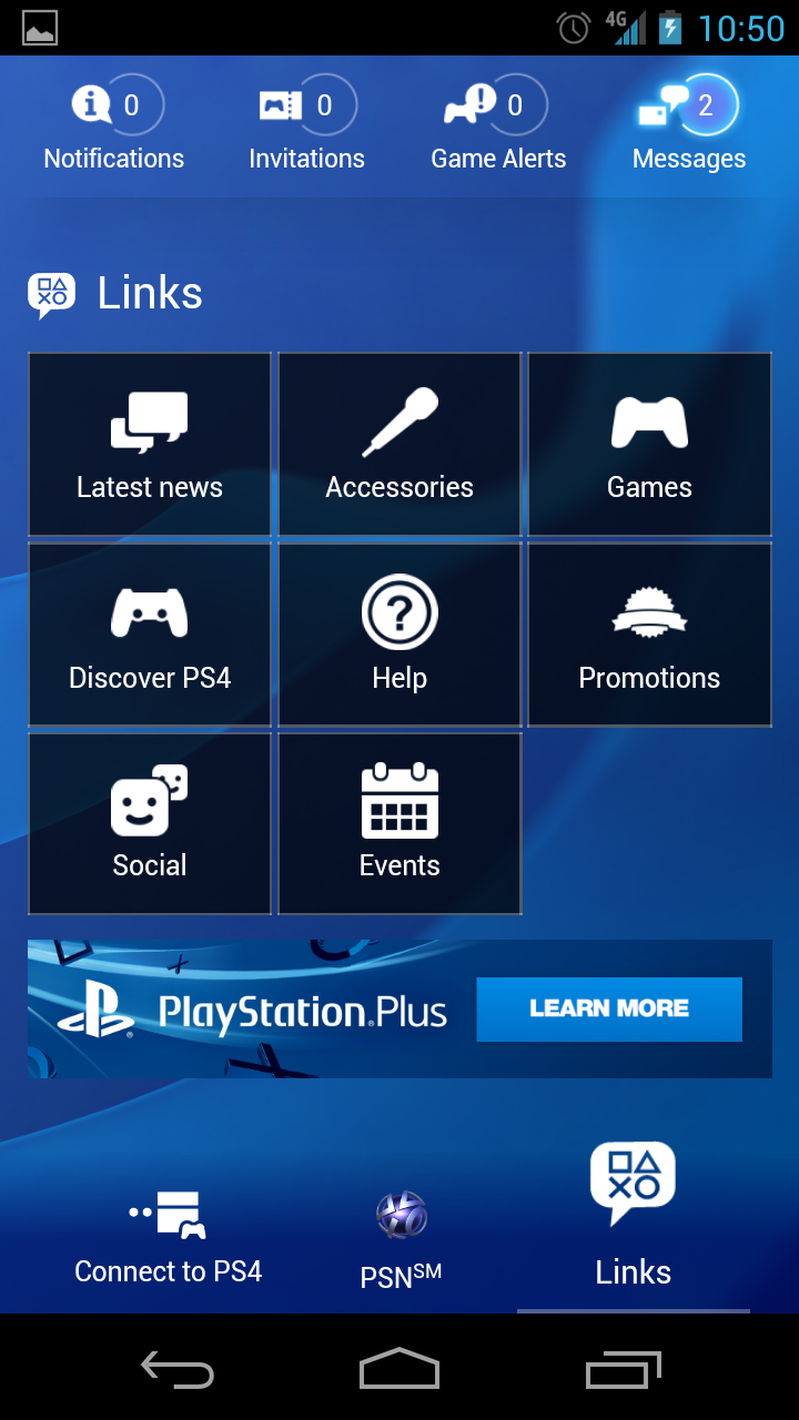 App oficial de PlayStation en la App Store