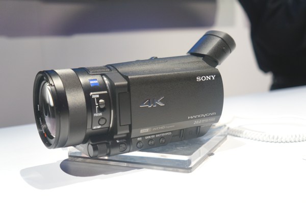 Caméra 4K portable, Caméscope 4K, Handycam FDR-AX100E