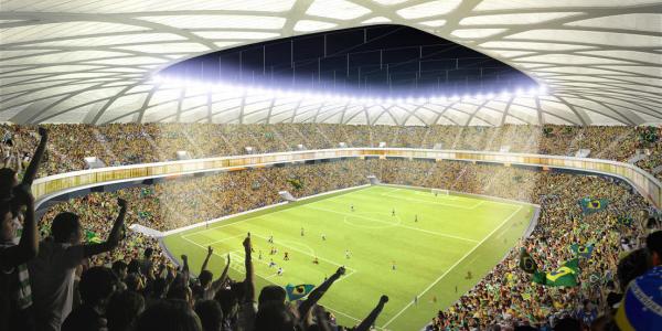 Amazonia Stadium Brazil FIFA World Cup 2014 front