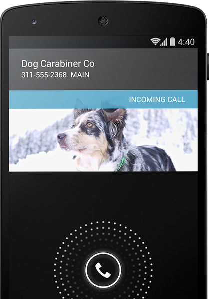 Google KitKat Caller ID