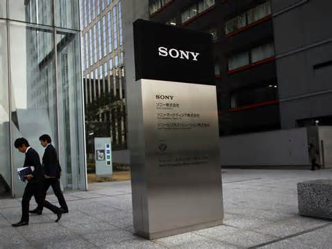 Sony Logo Building Corporate