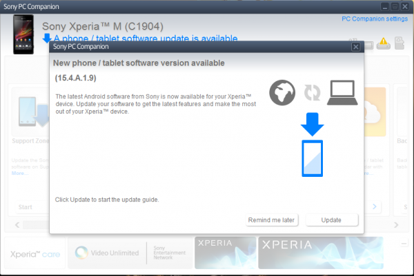 15.4.A.1.9 Rolling Out Xperia M
