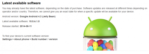 Xperia M Dual Update 4.3 QMRII