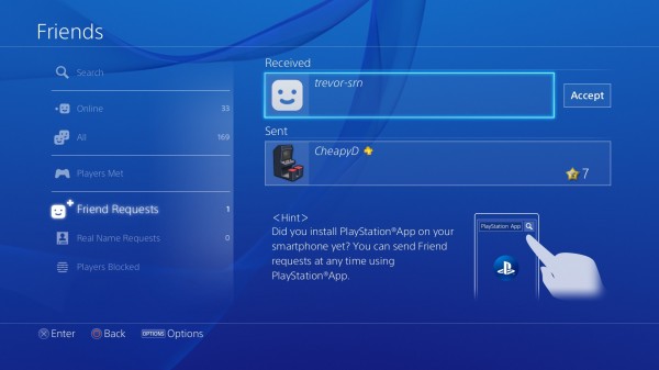 How To - Accept a Friend Request on the PlayStation 4 - 600 x 337 jpeg 31kB