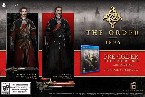 The Order 1886 Pre Order Bonuses