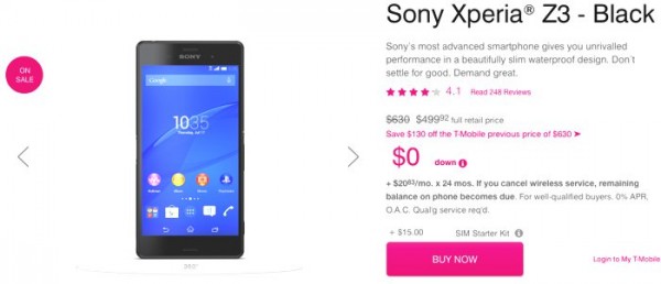 Sony_Xperia_Z3_T_Mobile_Sale