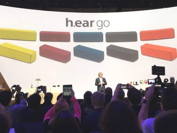 CES 2016 - Sony h.ear go Bluetooth Hi-Res Speaker Reveal