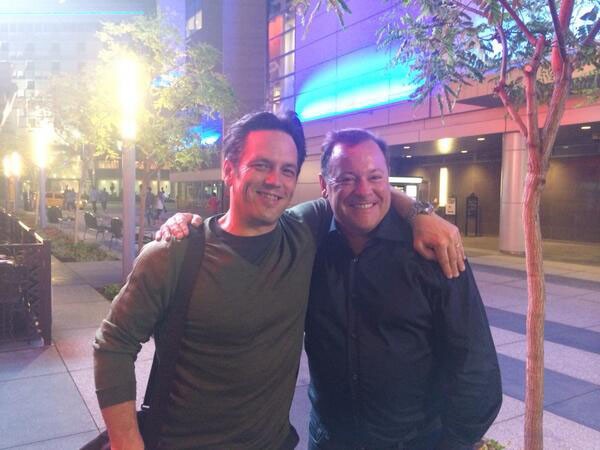 Phil Spencer and Jack Tretton