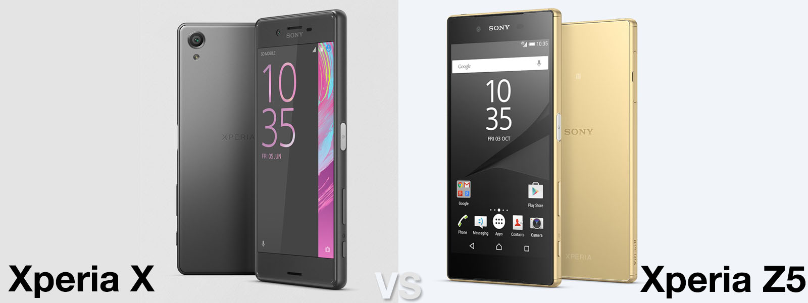 Sony Xperia X vs Xperia Z5: What's the difference?