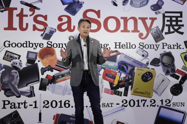 Sony CEO Kazuo Hirai Speaks At "It's A Sony" Exhibition Opening Ceremony