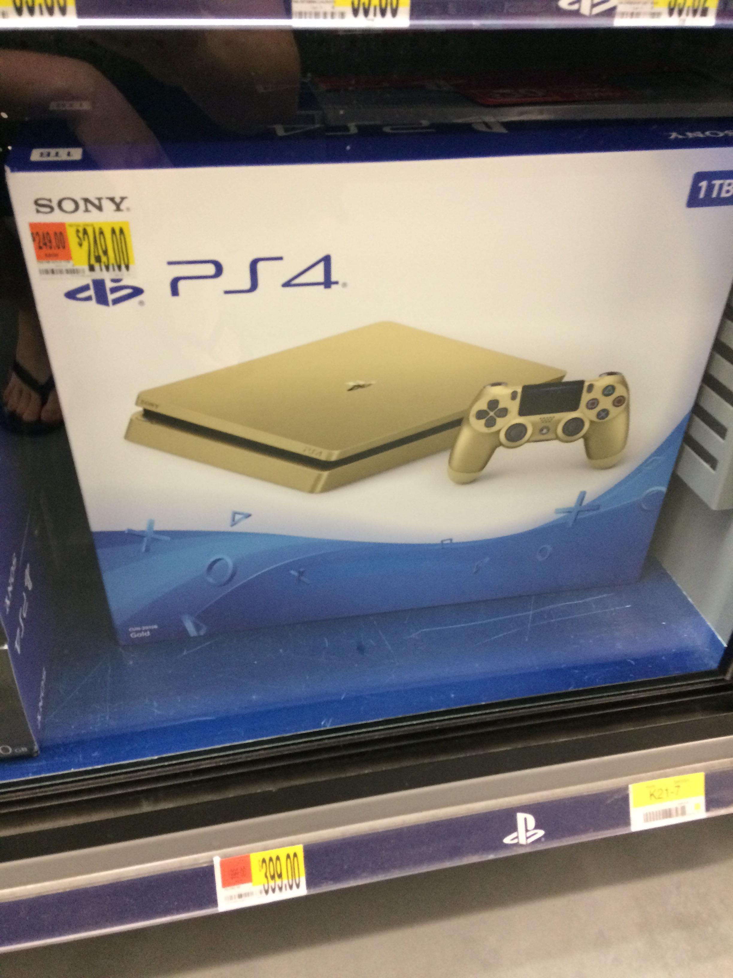 PS4 price around corner and a new gold model?